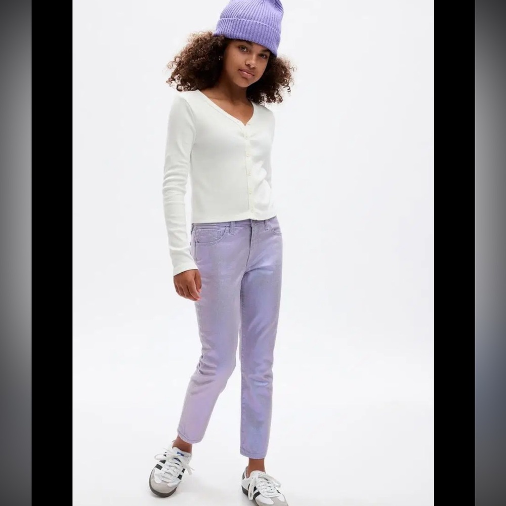 Gap girl Metallic Jeans